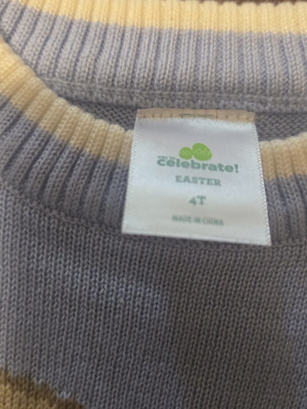 Lot Of 4 New Sweaters Bunny Rabbit 12m, 18m, 4T And 5T All New With Tags - Picture 6 of 7